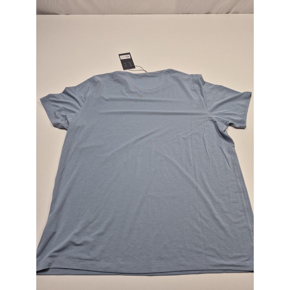VRST Icon Tee Shirt Mens Large Muted Denim Blue Short Sleeve Performance Tee - Picture 8 of 12